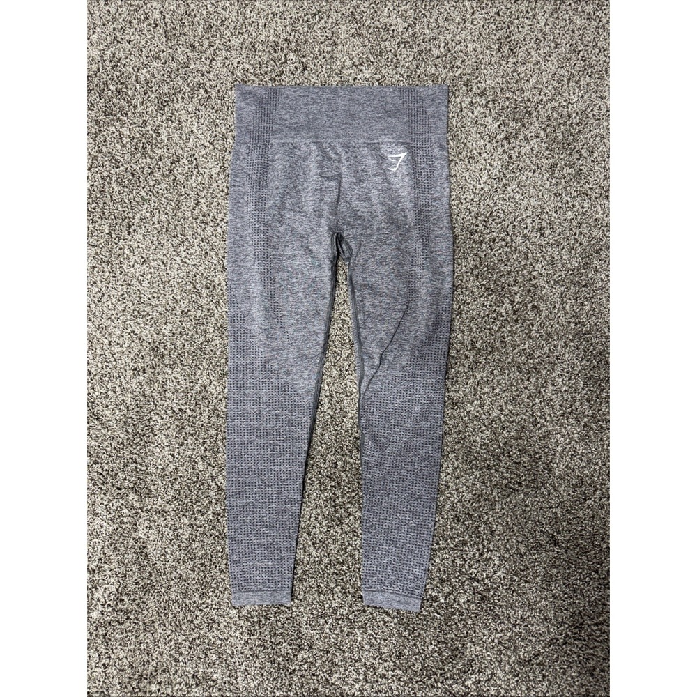 Gymshark Womens High Rise Ankle Sculpt Activewear Leggings Gray Size M